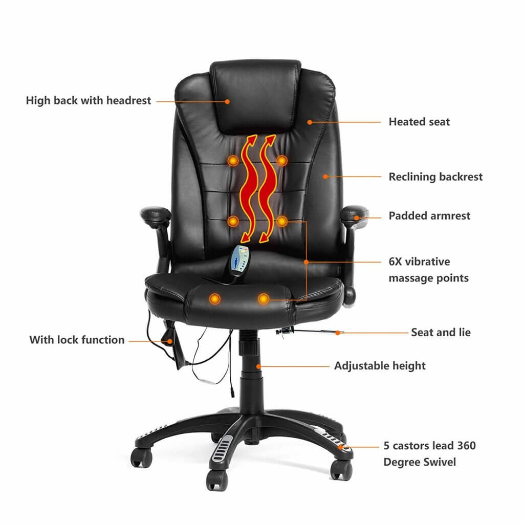 Mecor Heated Office Massage Chair