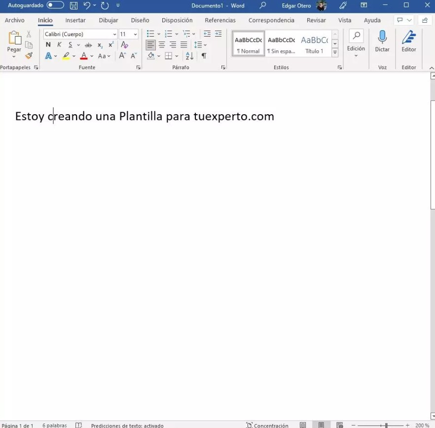 HOW TO CREATE A TEMPLATE IN WORD