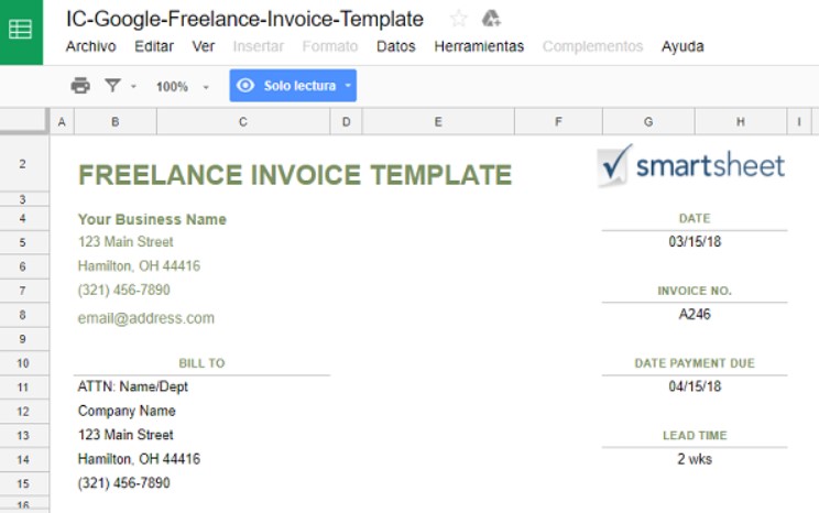 HOW TO DOWNLOAD INVOICE TEMPLATES FOR GOOGLE DOCS